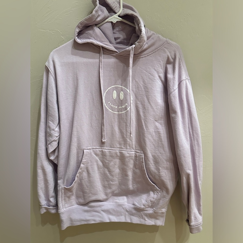 Independent Trading Company I Love Jesus Hoodie